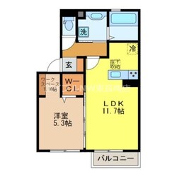 D-room由季の物件間取画像